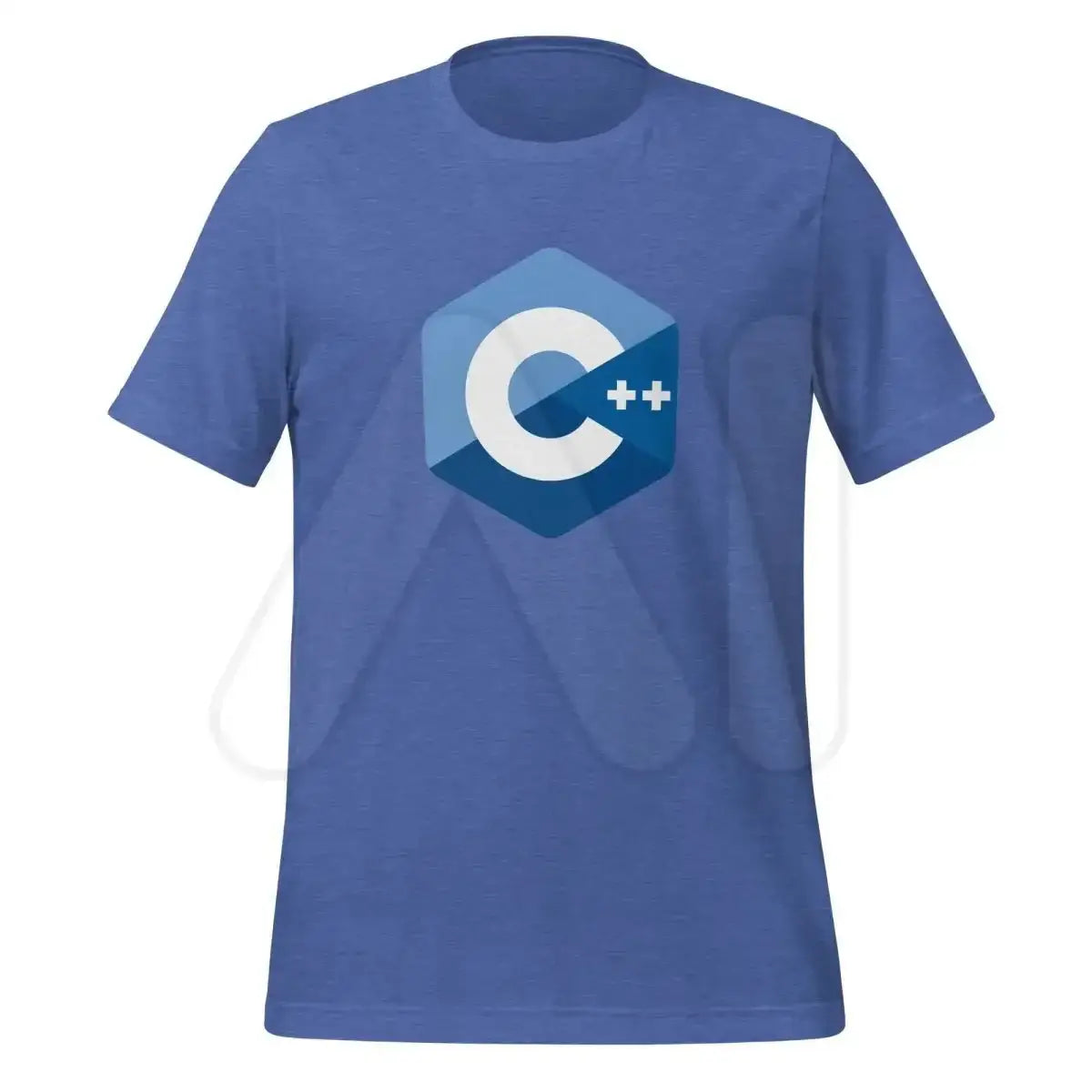 C + + Logo T-Shirt (unisex) - Heather True Royal / M