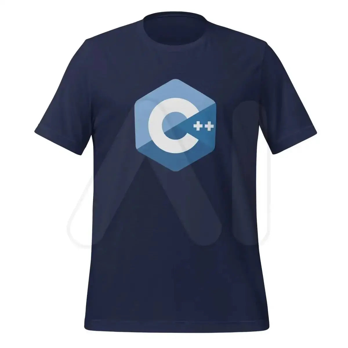 The C + + Logo T-shirt (unisex) Navy / m.