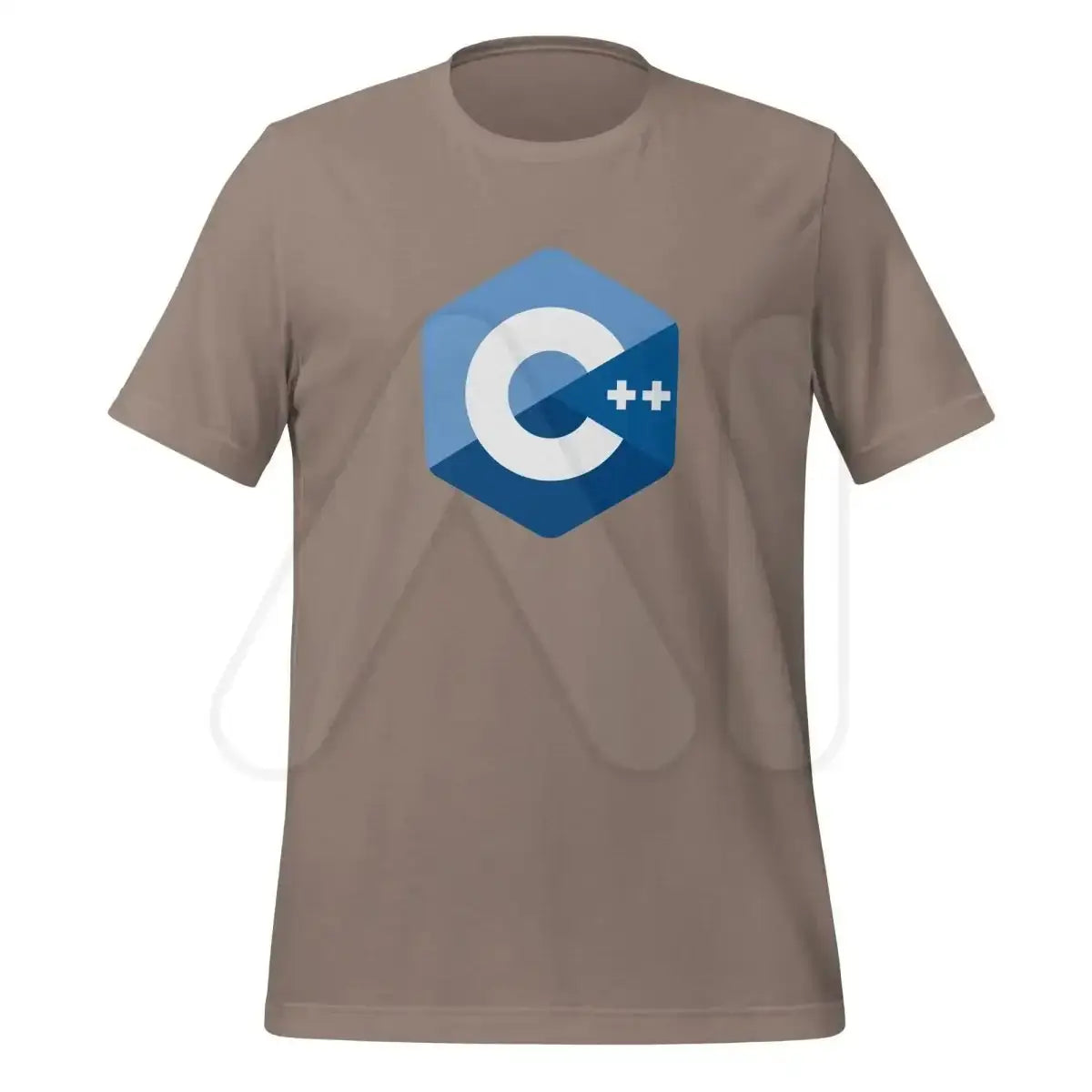 The C + + Logo T-shirt (unisex) Pebble / m.