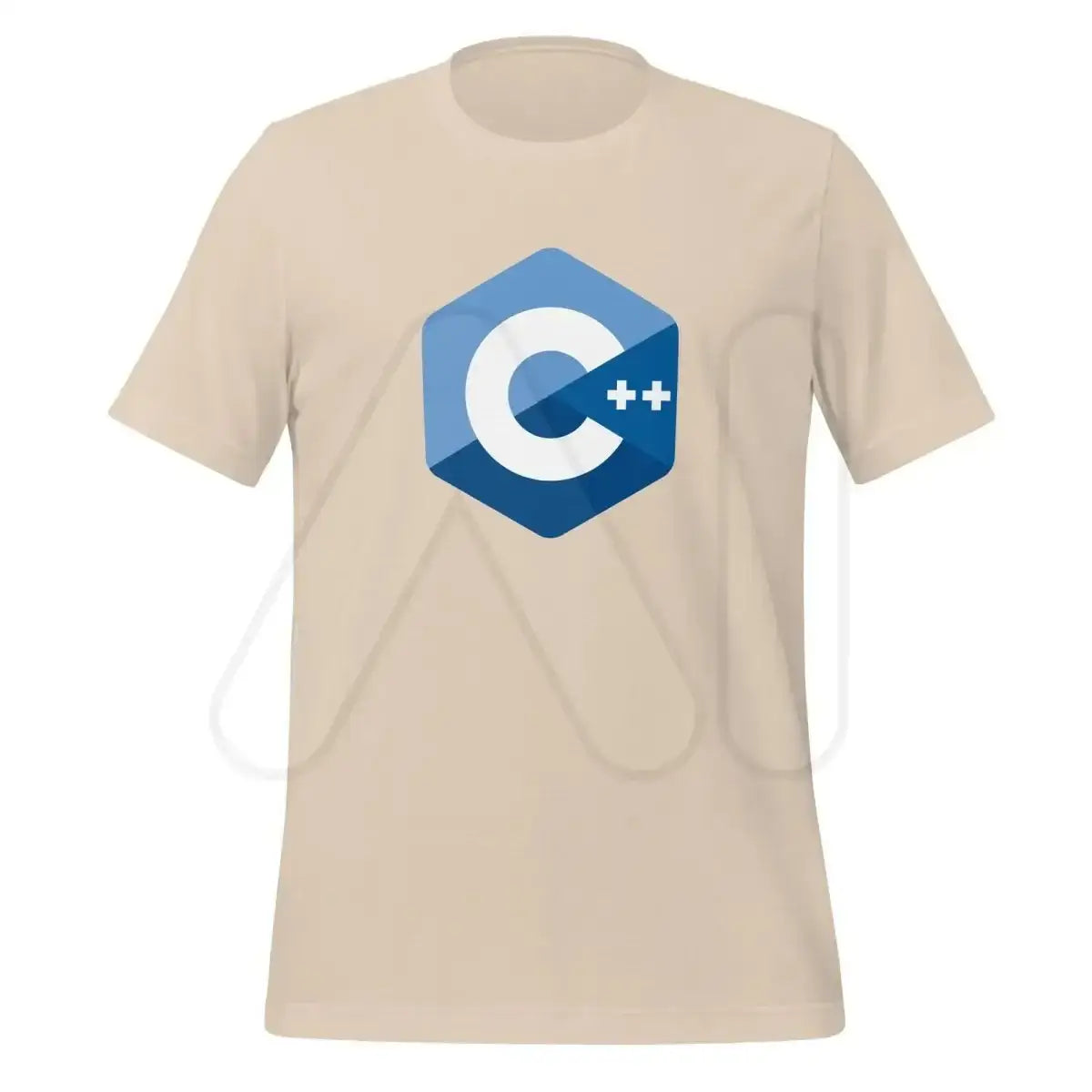 C + + Logo T-Shirt (unisex) - Soft Cream / M