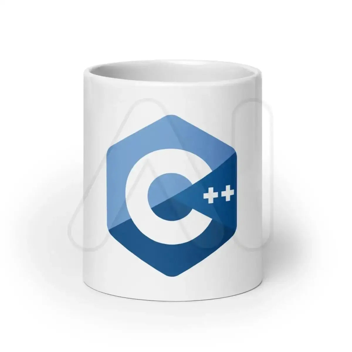 C + + Logo White Glossy Mug - 20 oz