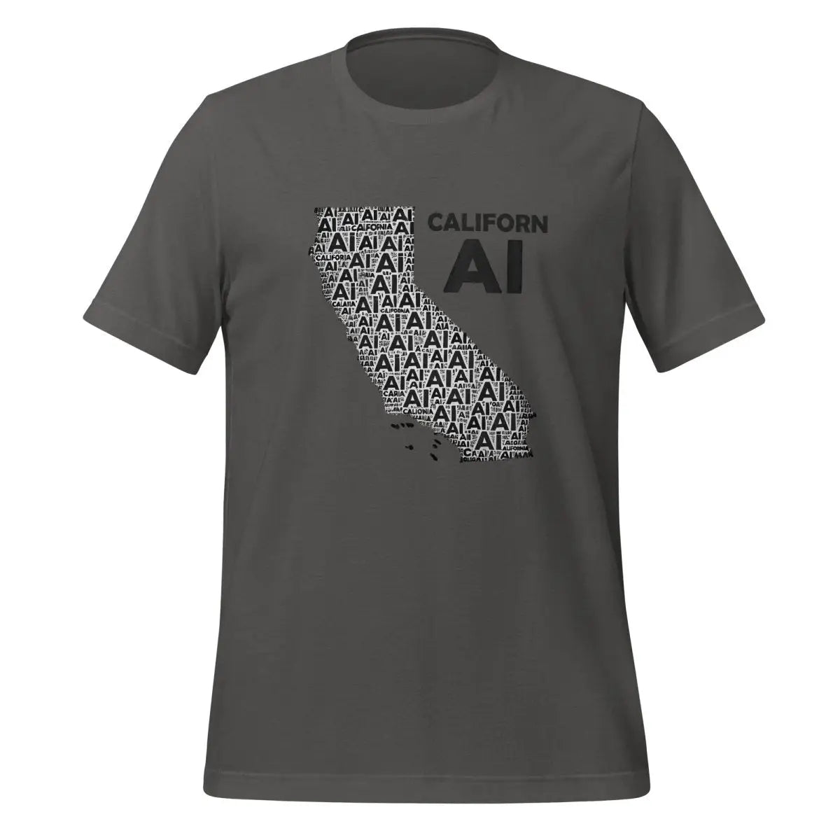 CalifornAI T-Shirt (unisex) - Asphalt / M