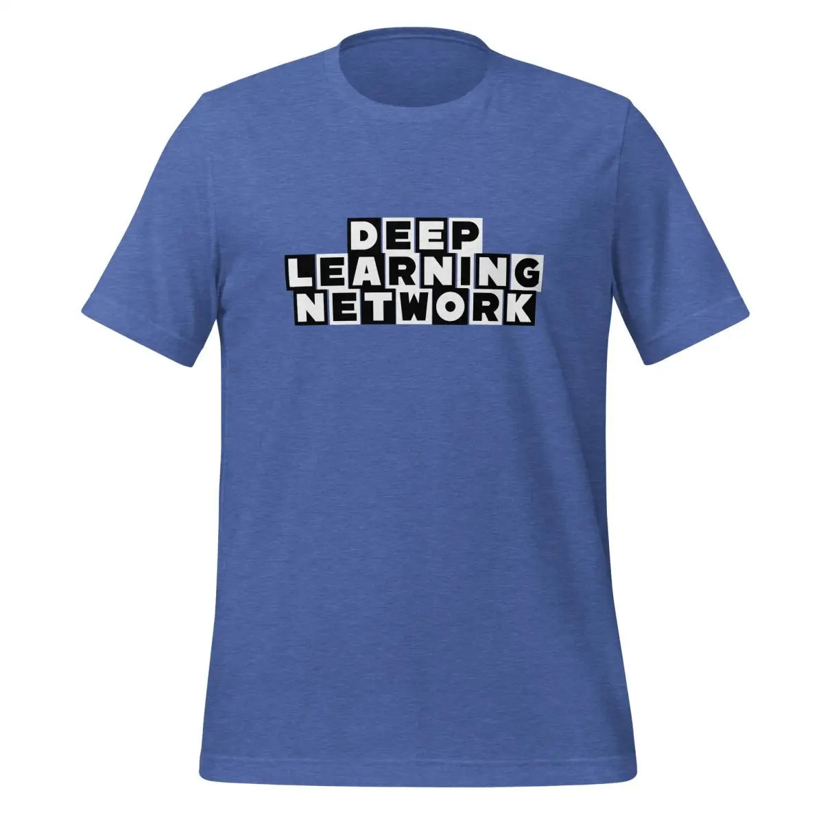 The Cartoon Deep Learning Network T-shirt (unisex) Heather True Royal / m.