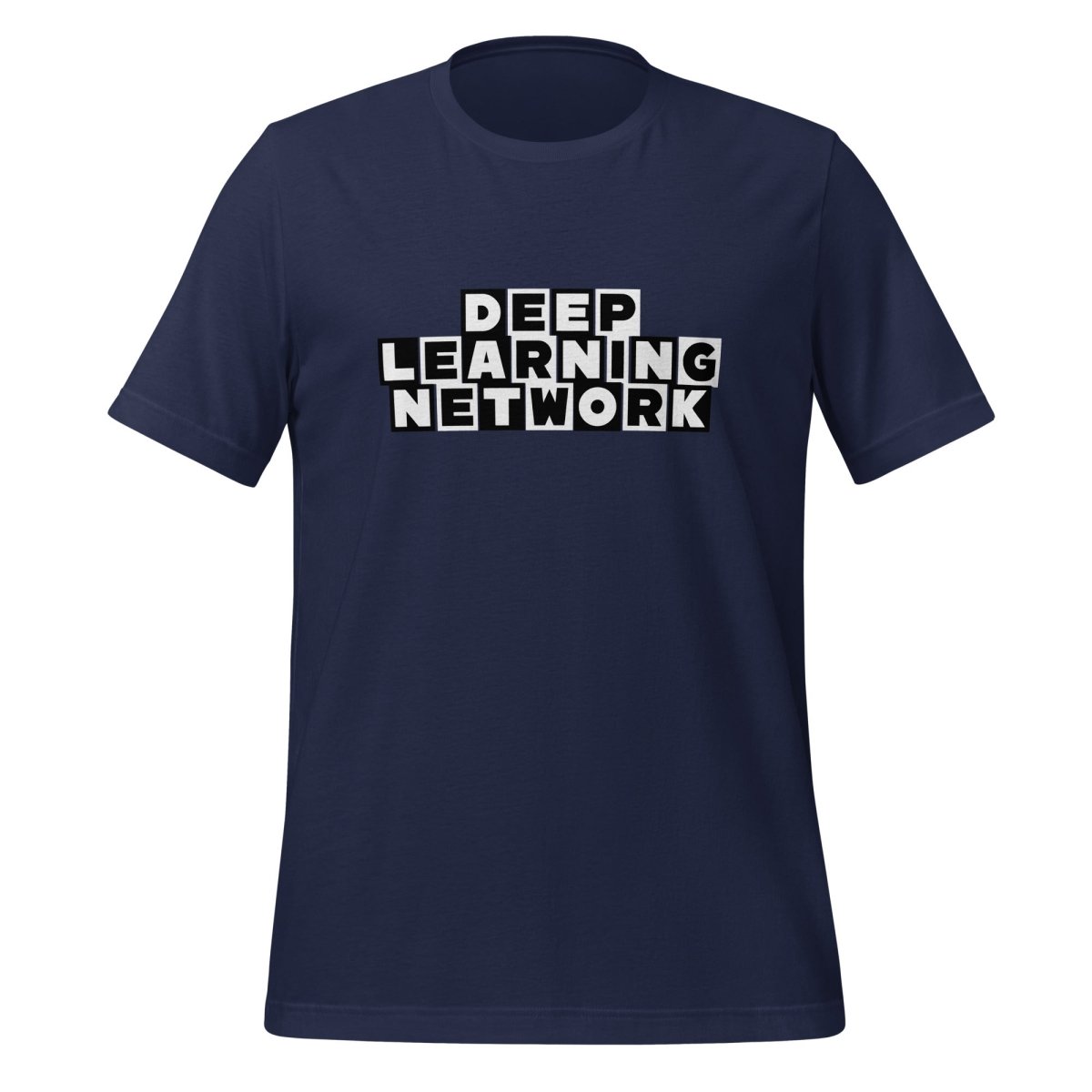 Cartoon DEEP LEARNING NETWORK T-Shirt (unisex) - Navy - AI Store