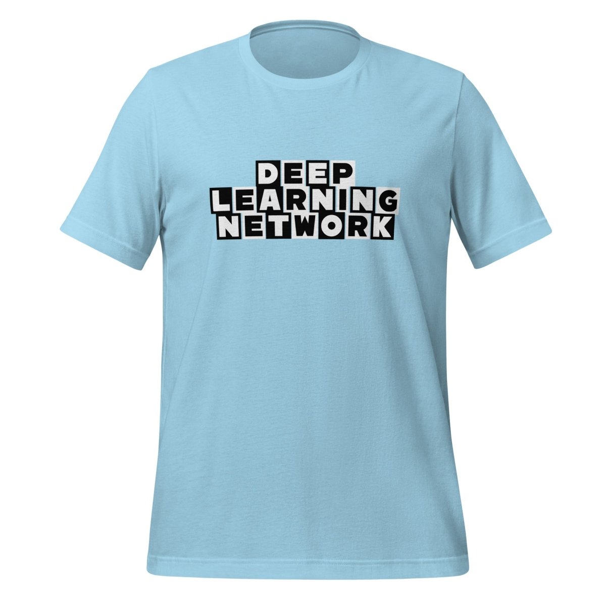 Cartoon DEEP LEARNING NETWORK T-Shirt (unisex) - Ocean Blue - AI Store