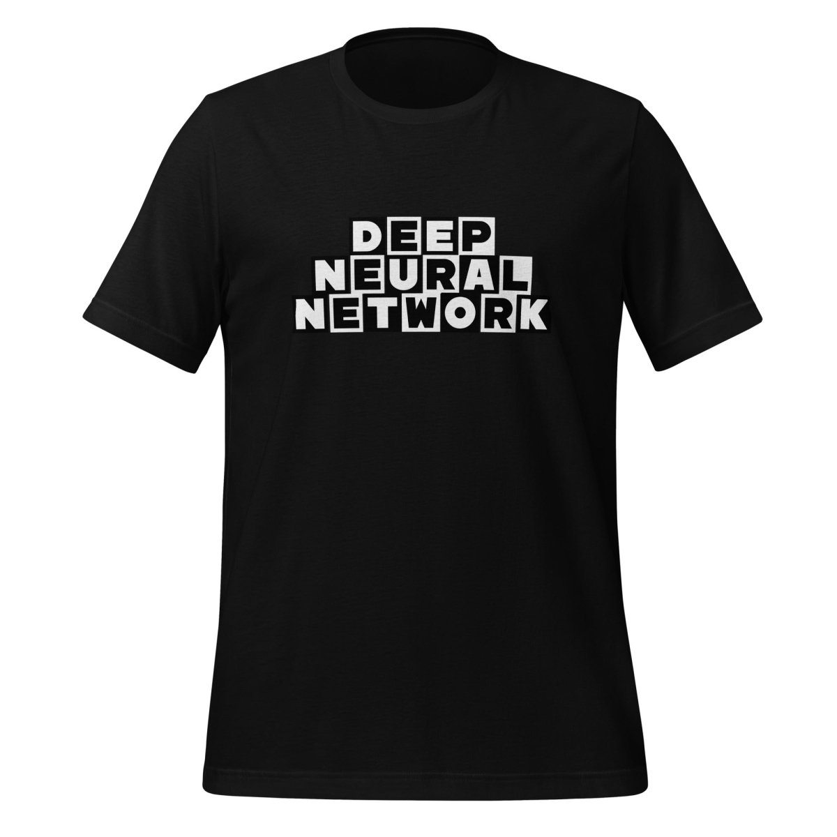 Cartoon DEEP NEURAL NETWORK T-Shirt (unisex) - Black - AI Store