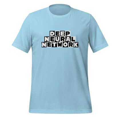 Cartoon DEEP NEURAL NETWORK T-Shirt (unisex) - Ocean Blue - AI Store