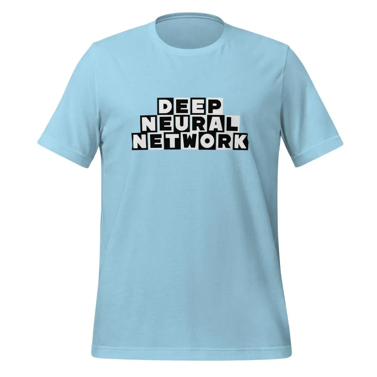 Cartoon DEEP NEURAL NETWORK T-Shirt (unisex) - Ocean Blue / M