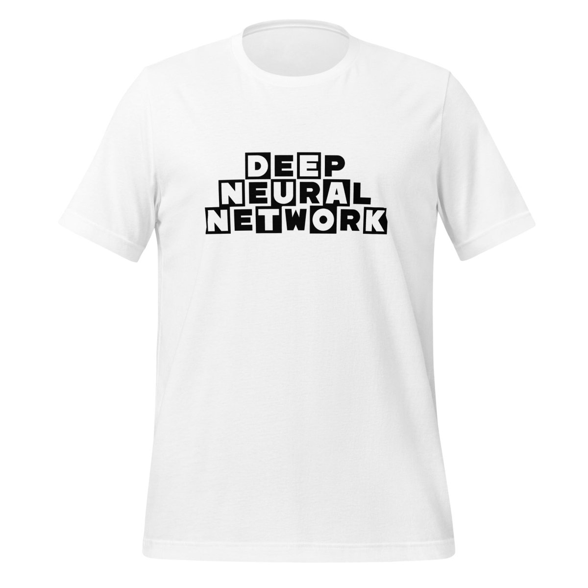 Cartoon DEEP NEURAL NETWORK T-Shirt (unisex) - White - AI Store