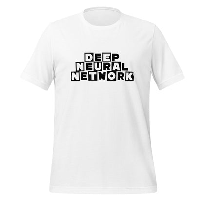 Cartoon DEEP NEURAL NETWORK T-Shirt (unisex) - White - AI Store