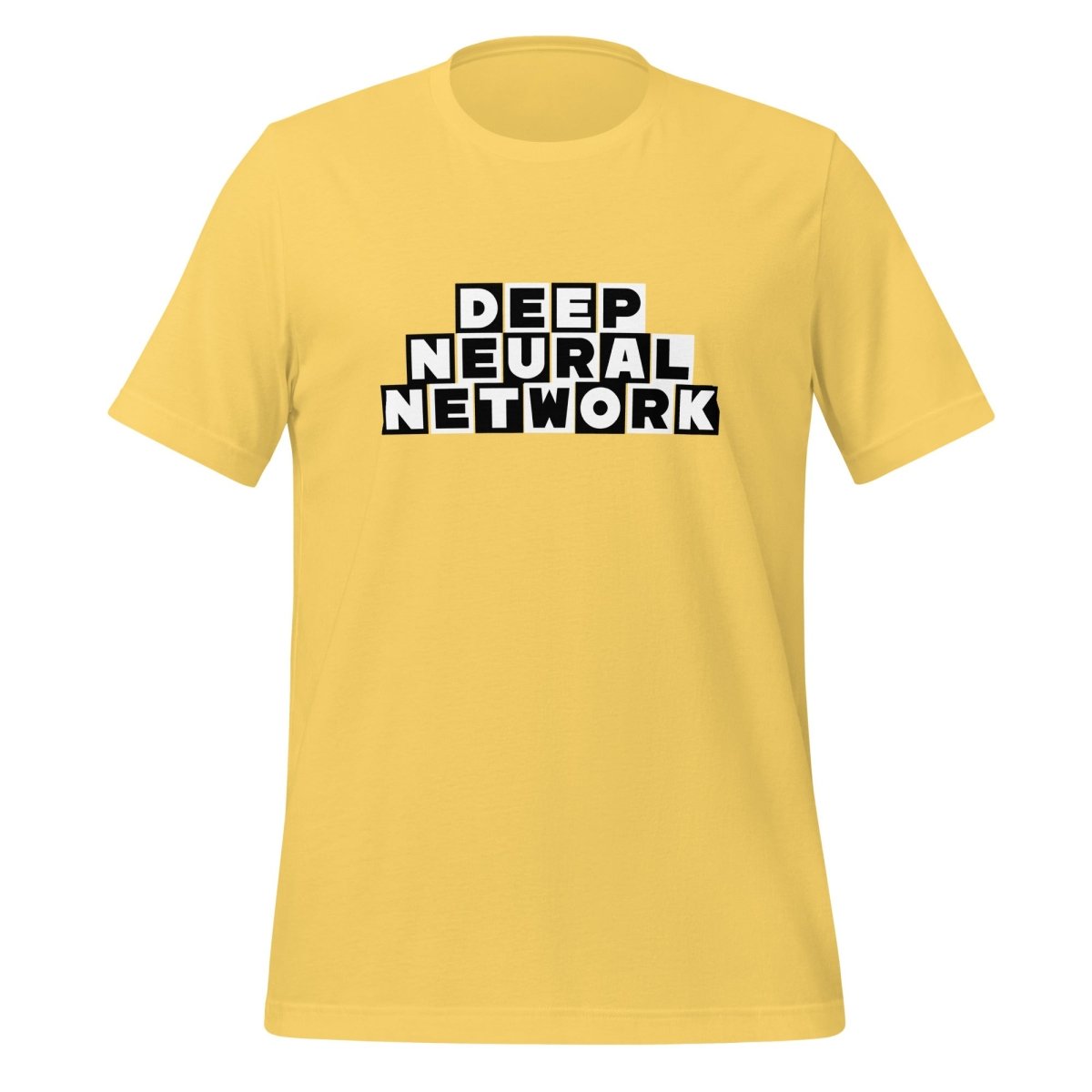 Cartoon DEEP NEURAL NETWORK T-Shirt (unisex) - Yellow - AI Store