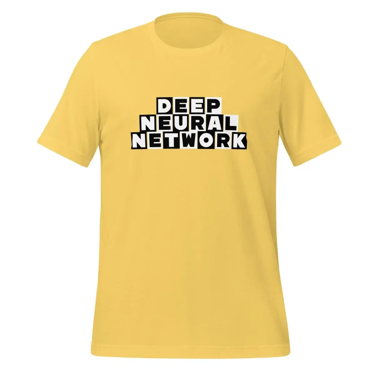 Cartoon DEEP NEURAL NETWORK T-Shirt (unisex) - Yellow / M