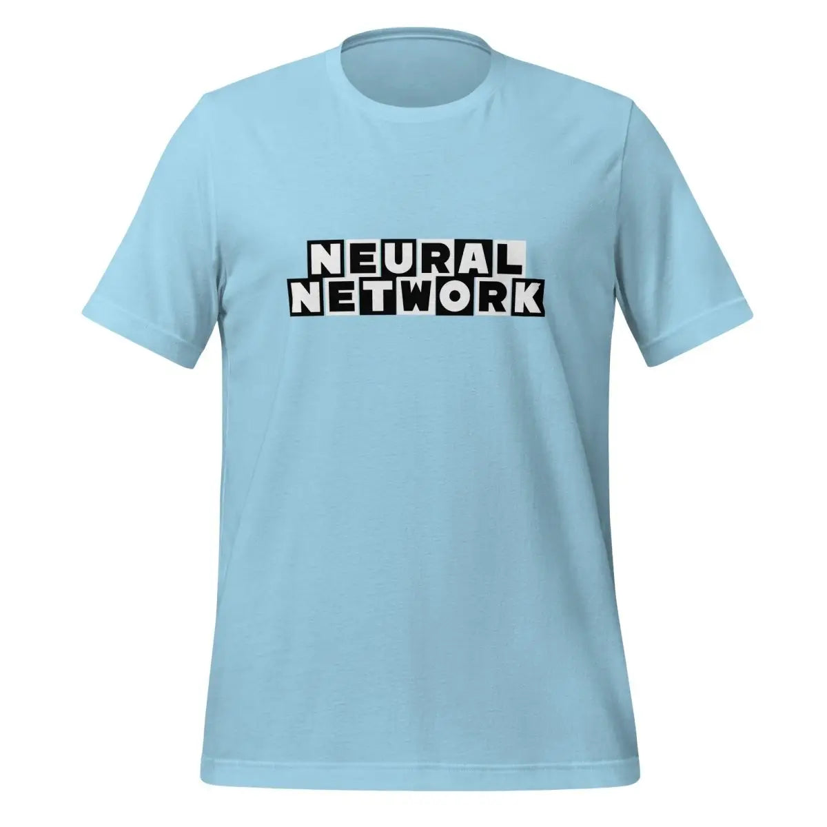 Cartoon NEURAL NETWORK T-Shirt (unisex) - Ocean Blue / M