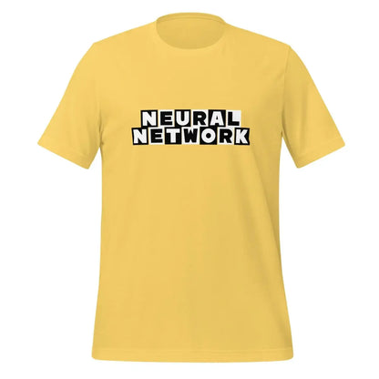 Cartoon NEURAL NETWORK T-Shirt (unisex) - Yellow / M