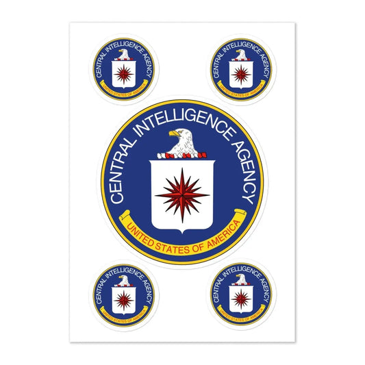 Central Intelligence Agency (CIA) Logo Sticker Sheet