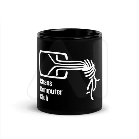 Chaos Computer Club Black Glossy Mug - 11 oz