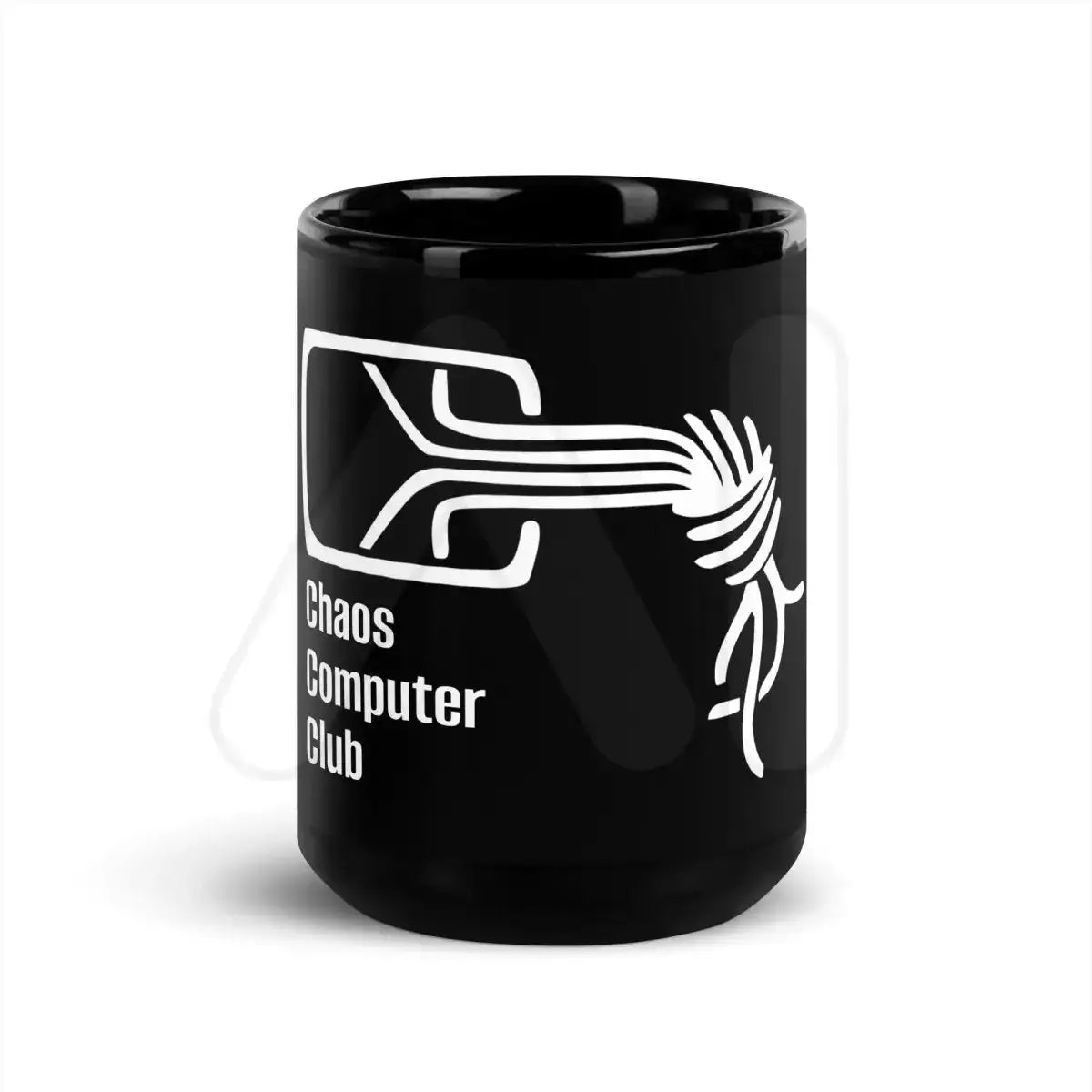 Chaos Computer Club Black Glossy Mug - 15 oz