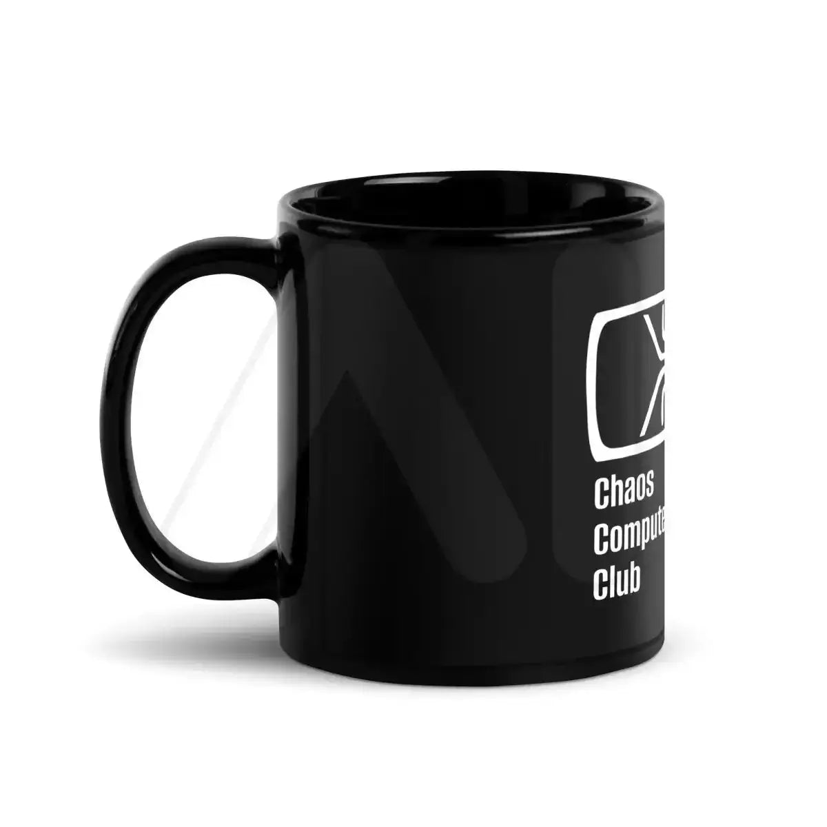 Chaos Computer Club Black Glossy Mug