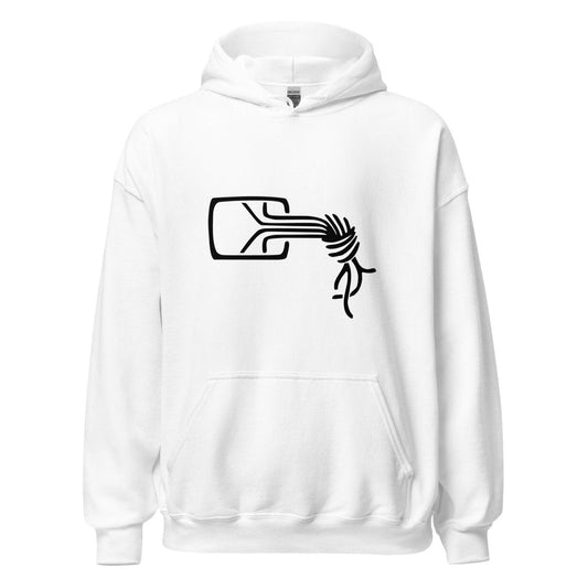 Chaos Computer Club Black Logo Hoodie (unisex) - White - AI Store