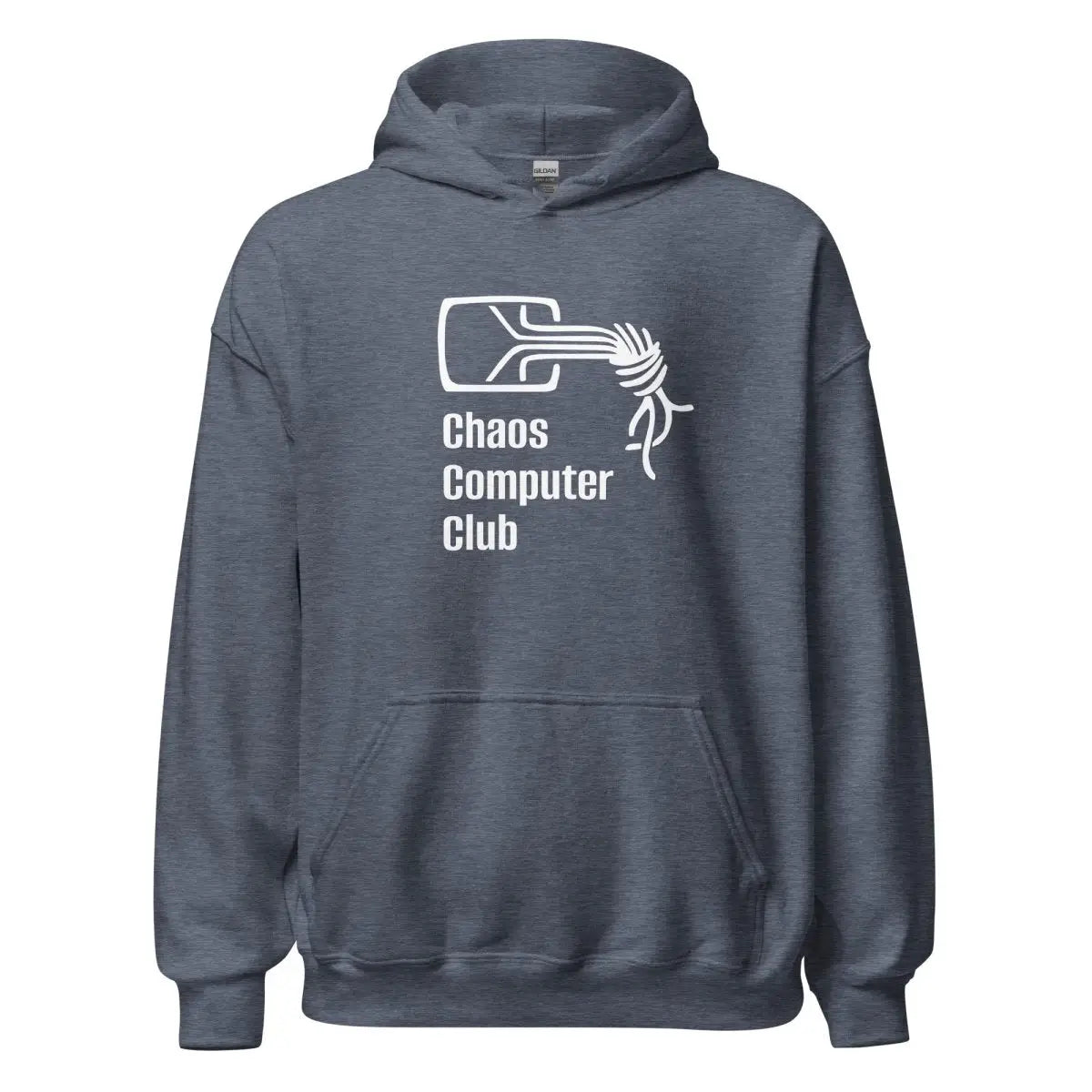 Chaos Computer Club Hoodie (unisex) - Heather Sport Dark Navy / M