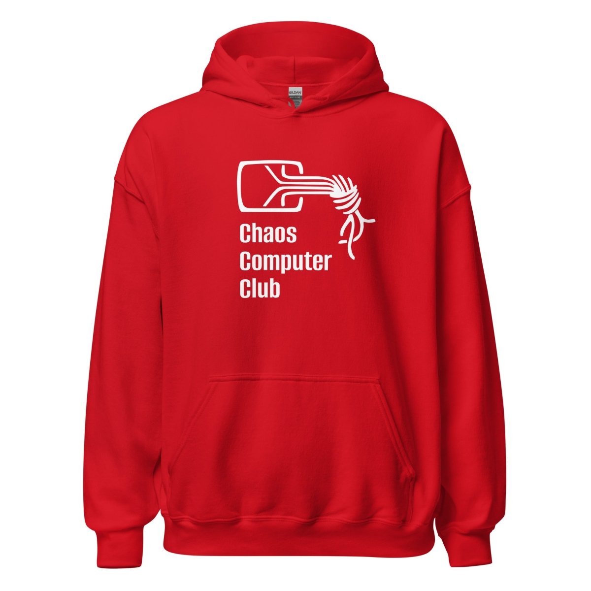 Chaos Computer Club Hoodie (unisex) - Red - AI Store