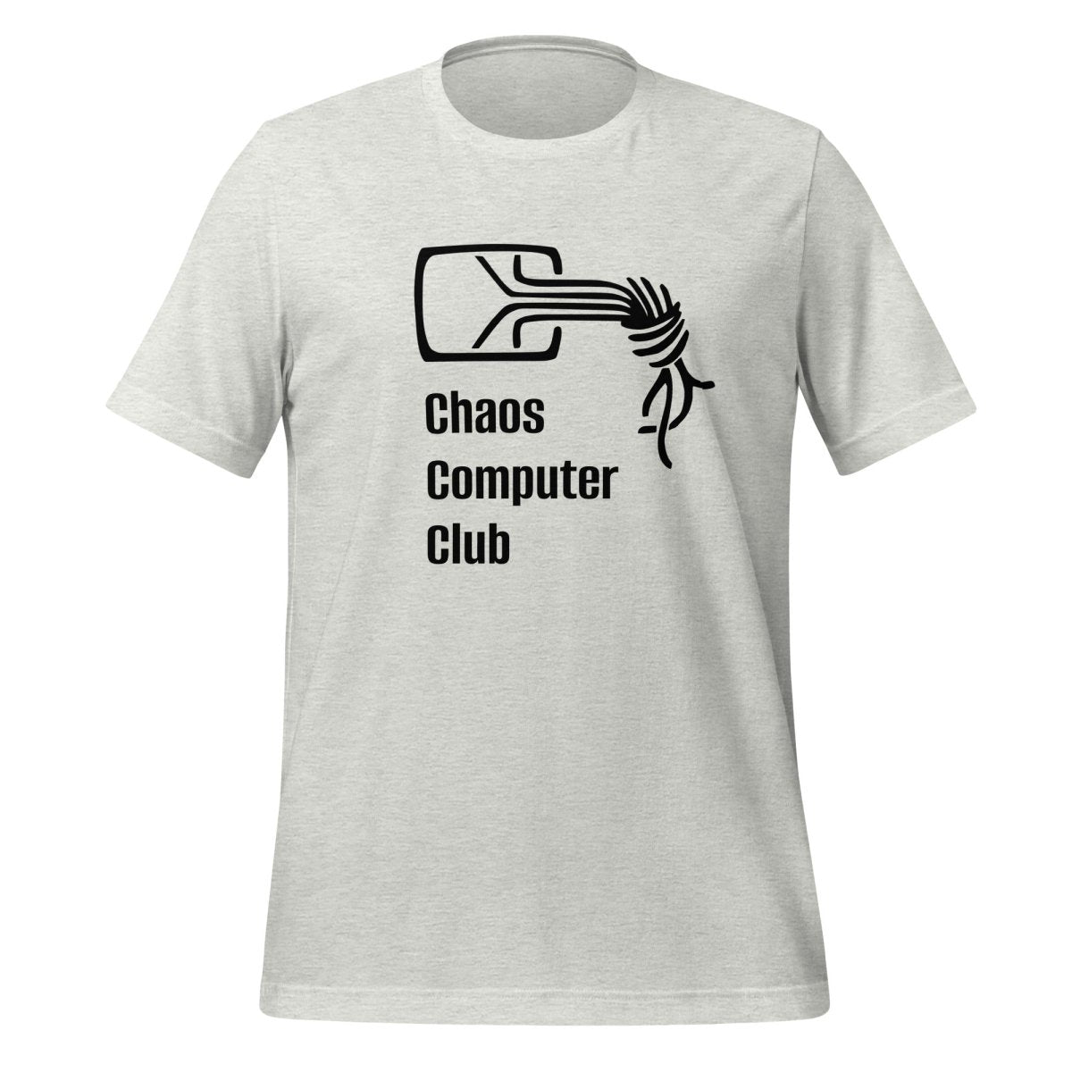 Chaos Computer Club Light T - Shirt (unisex) - Ash - AI Store