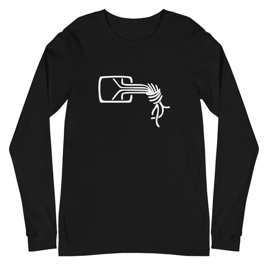 Chaos Computer Club Logo Long Sleeve T-Shirt (unisex) - Black - AI Store