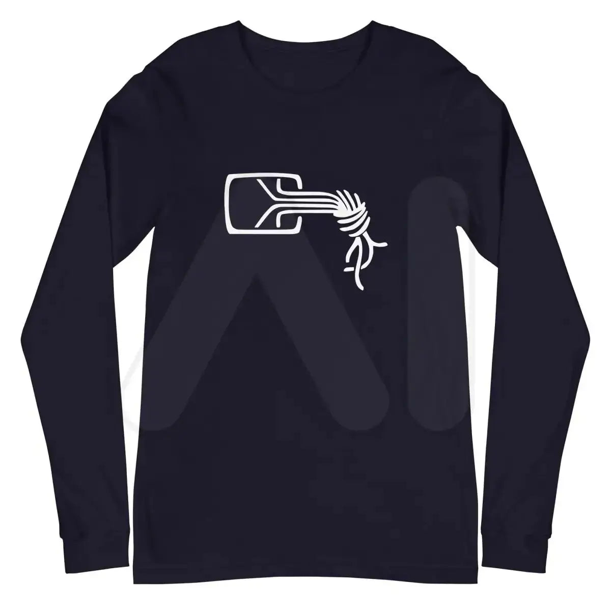 Chaos Computer Club Logo Long Sleeve T-Shirt (unisex) - Navy / M