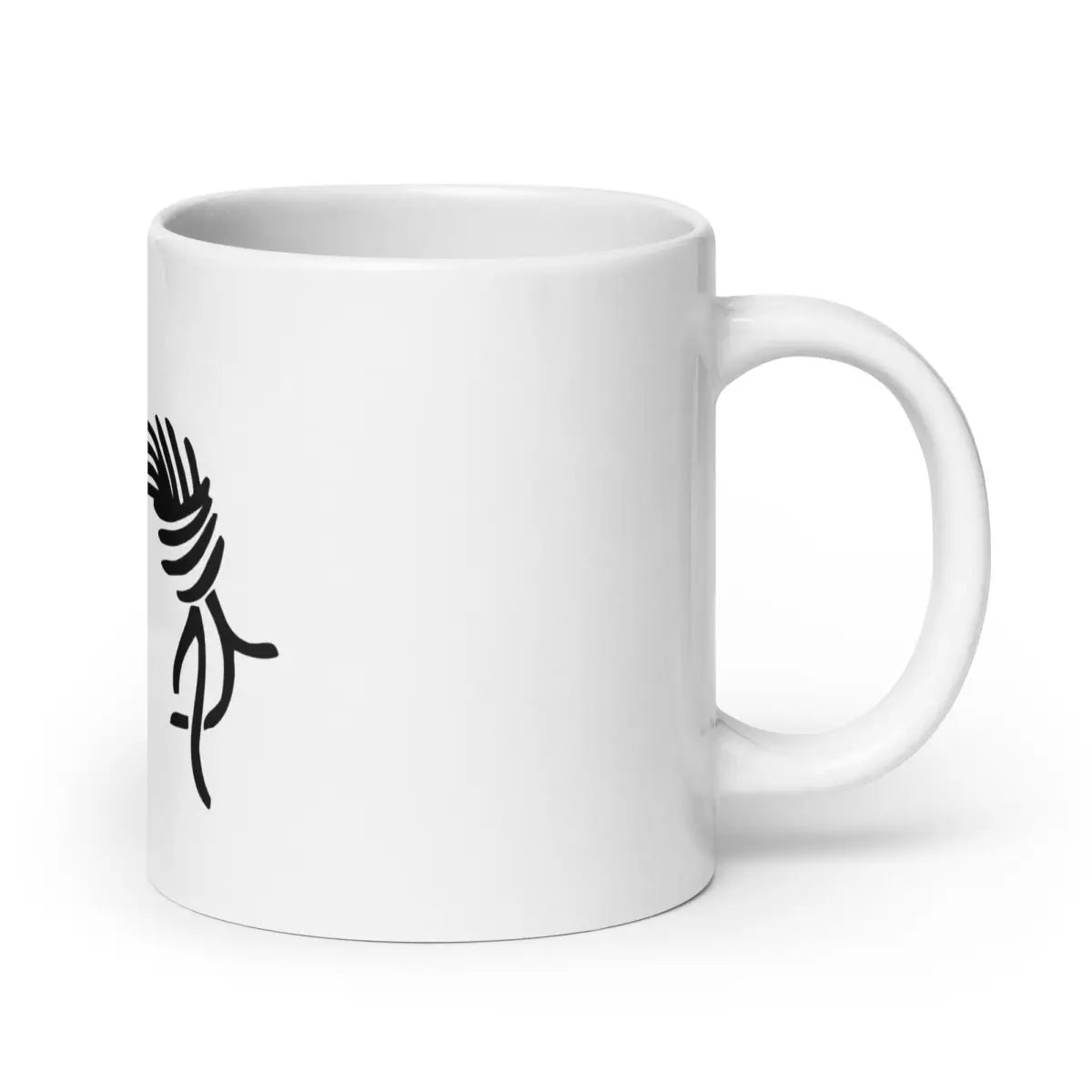 Chaos Computer Club Logo White Glossy Mug