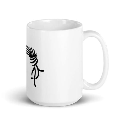 Chaos Computer Club Logo White Glossy Mug