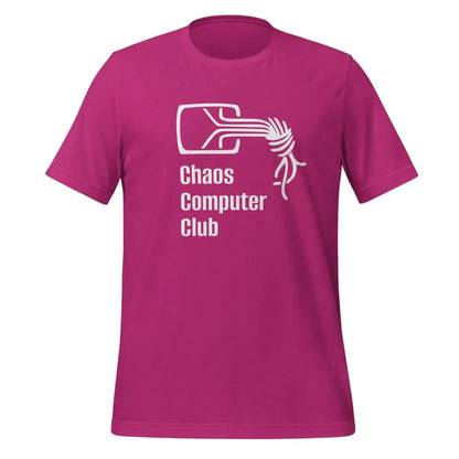 Chaos Computer Club T-Shirt (unisex) - Berry / M