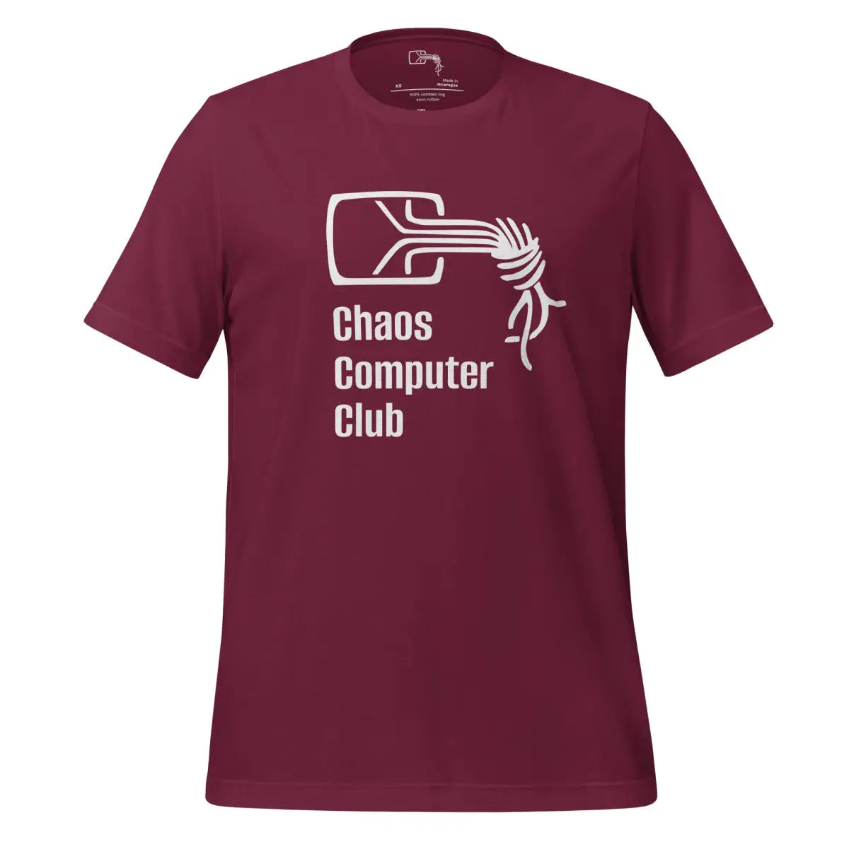 Chaos Computer Club T-Shirt (unisex) - Maroon / M