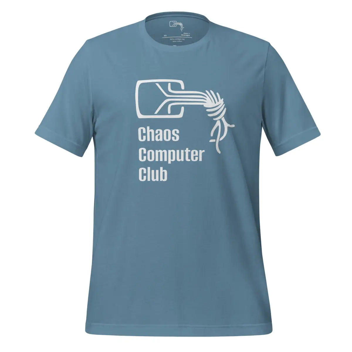 Chaos Computer Club T-Shirt (unisex) - Steel Blue / M