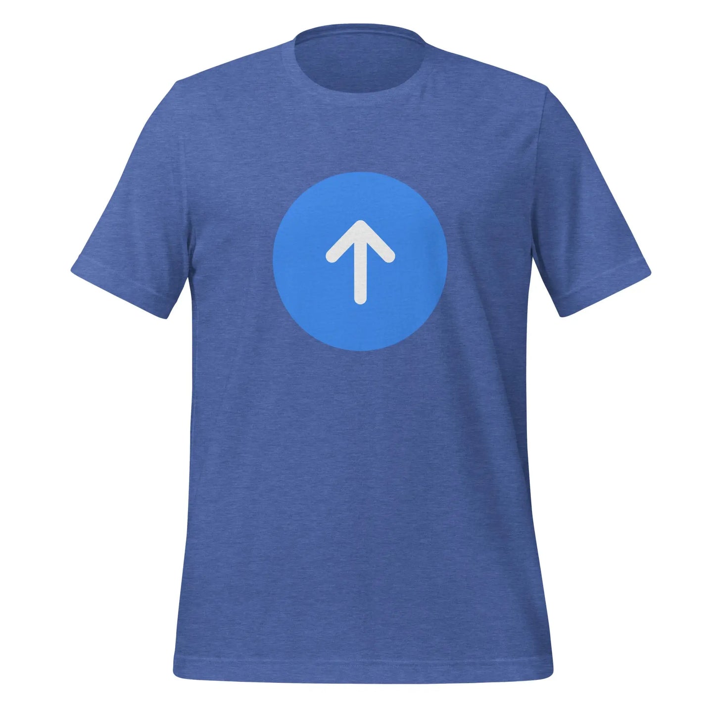 ChatGPT Go Button T-Shirt (unisex) - Heather True Royal / M