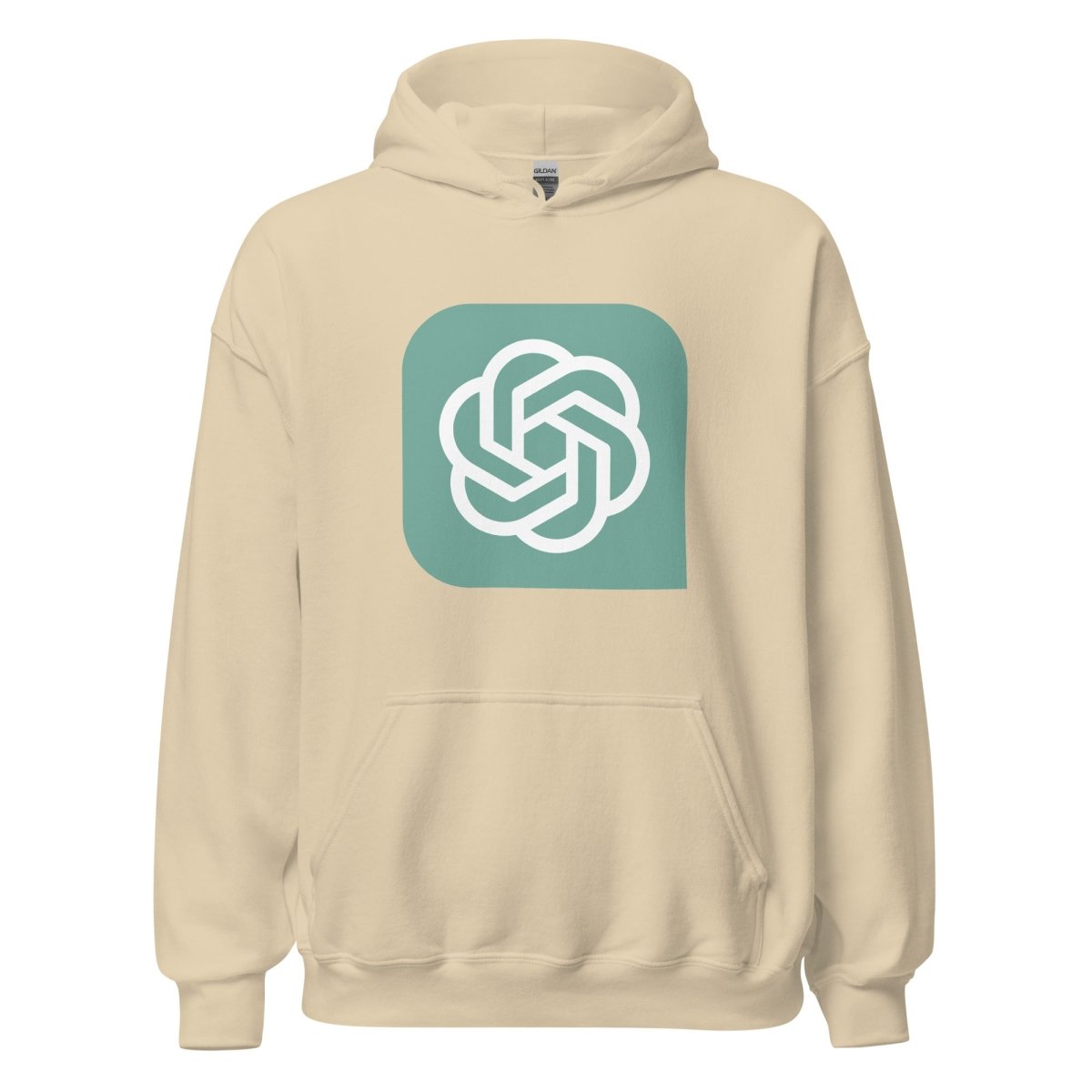 ChatGPT Icon Hoodie (unisex) - Sand - AI Store