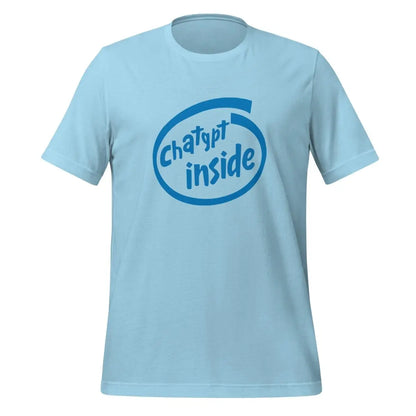 The Chatgpt Inside T-shirt (unisex) Ocean Blue / m.