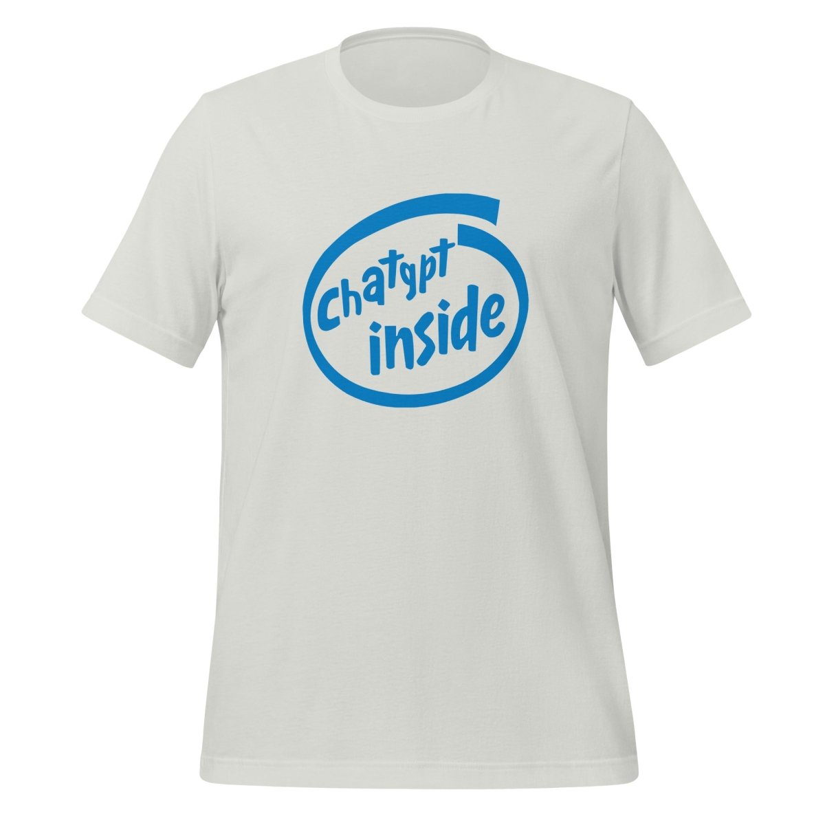 ChatGPT Inside T-Shirt (unisex) - Silver - AI Store