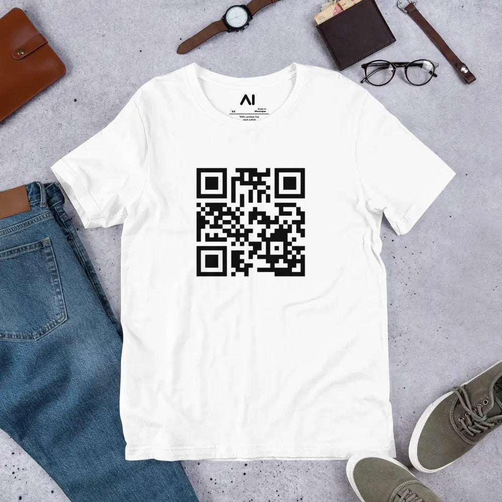 ChatGPT QR Code T-Shirt (unisex)