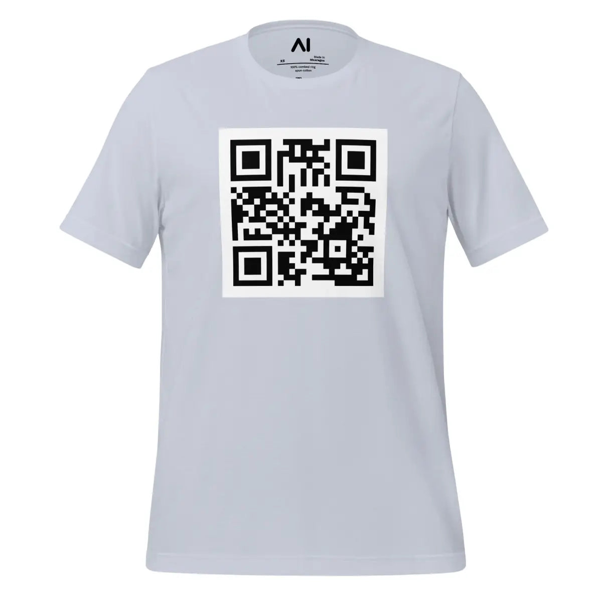 ChatGPT QR Code T-Shirt (unisex) - Light Blue / M