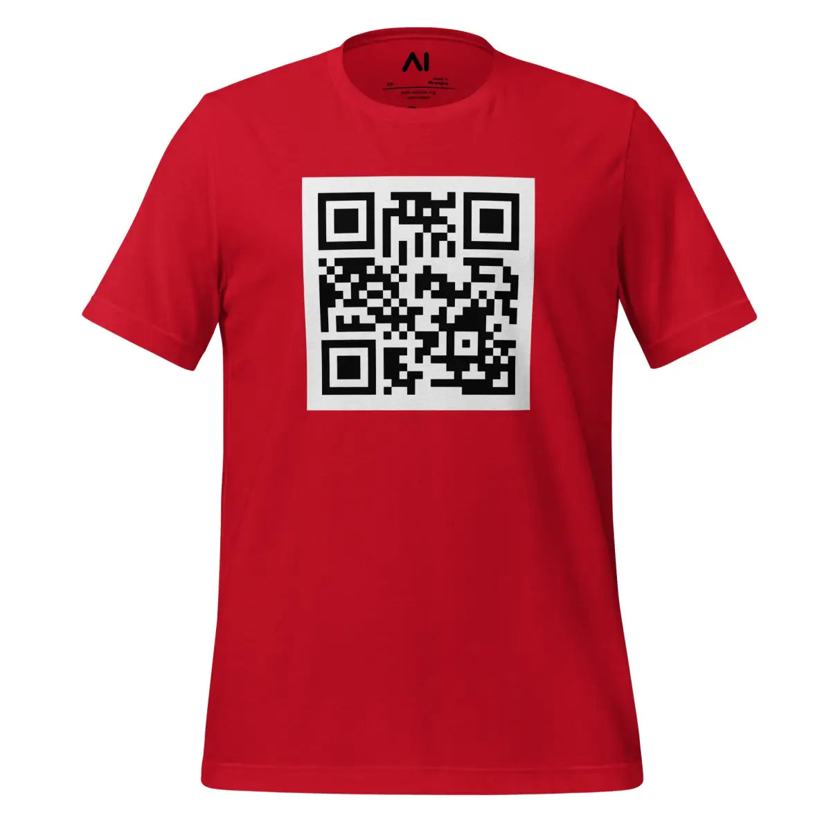 ChatGPT QR Code T-Shirt (unisex) - Red / M