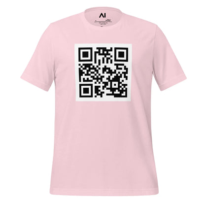 ChatGPT QR Code T-Shirt (unisex) - Soft Pink / M