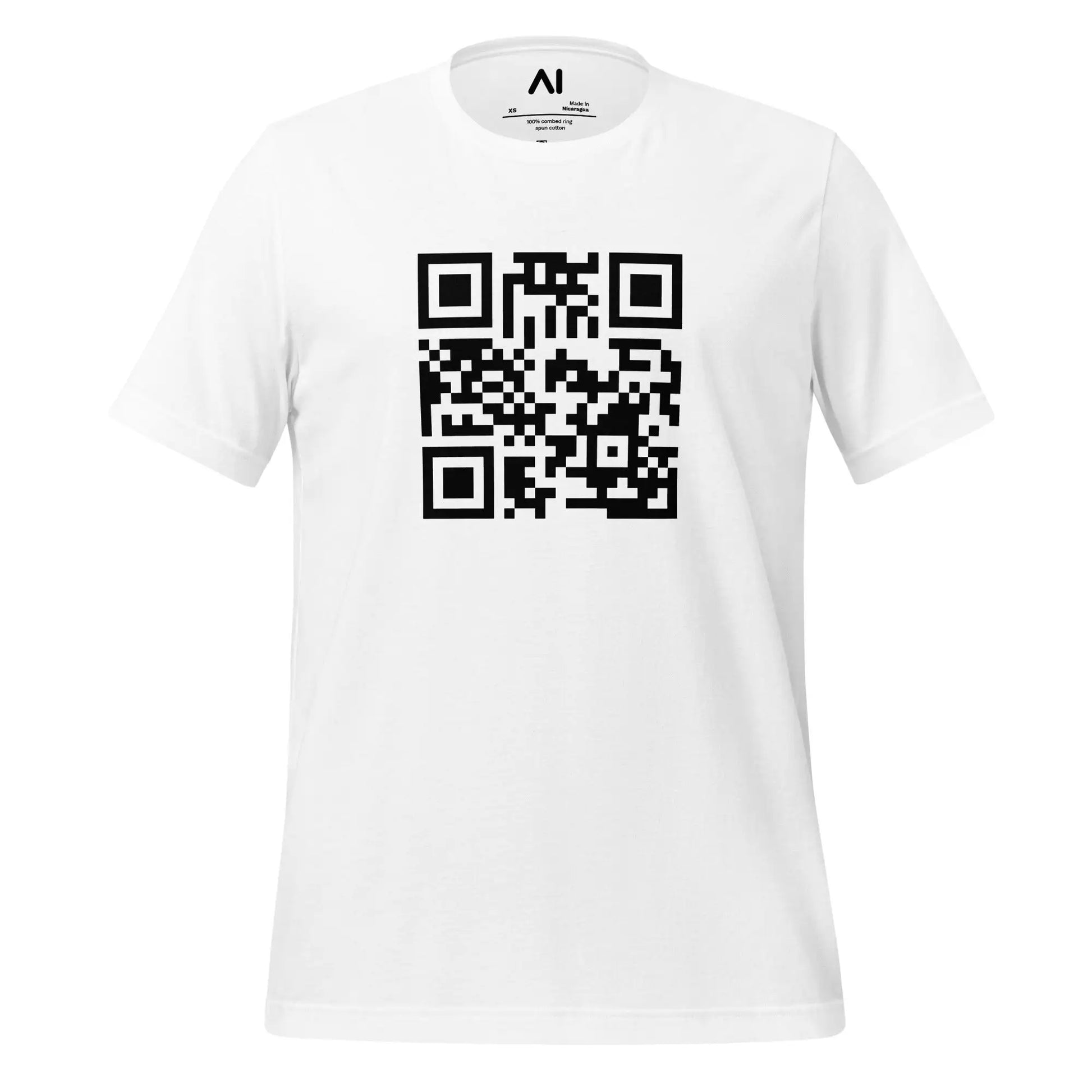 ChatGPT QR Code T-Shirt (unisex) - White / M