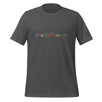 ChatGPT search Logo T-Shirt (unisex) - Asphalt / M