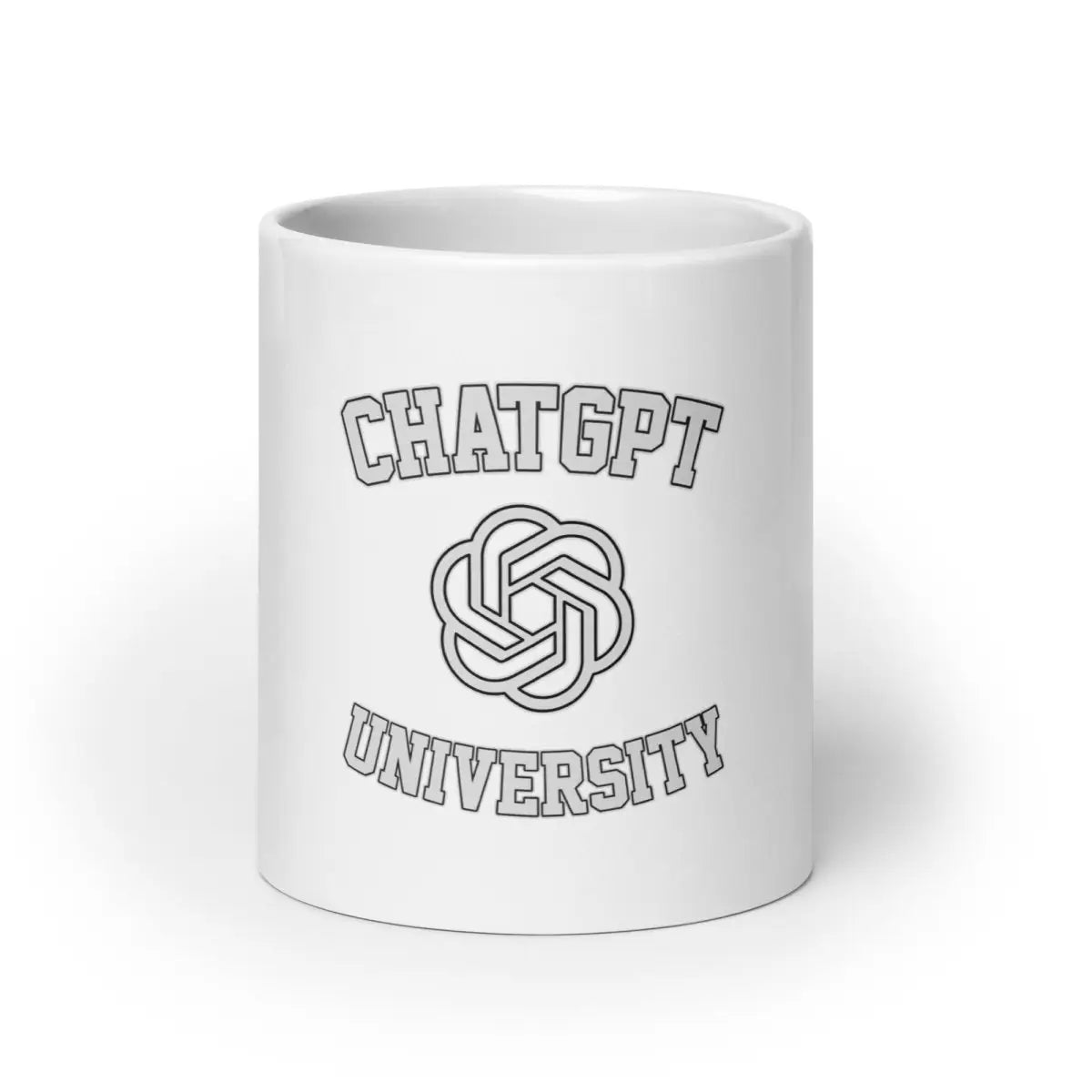 The Chatgpt University White Glossy Mug 11 Oz.