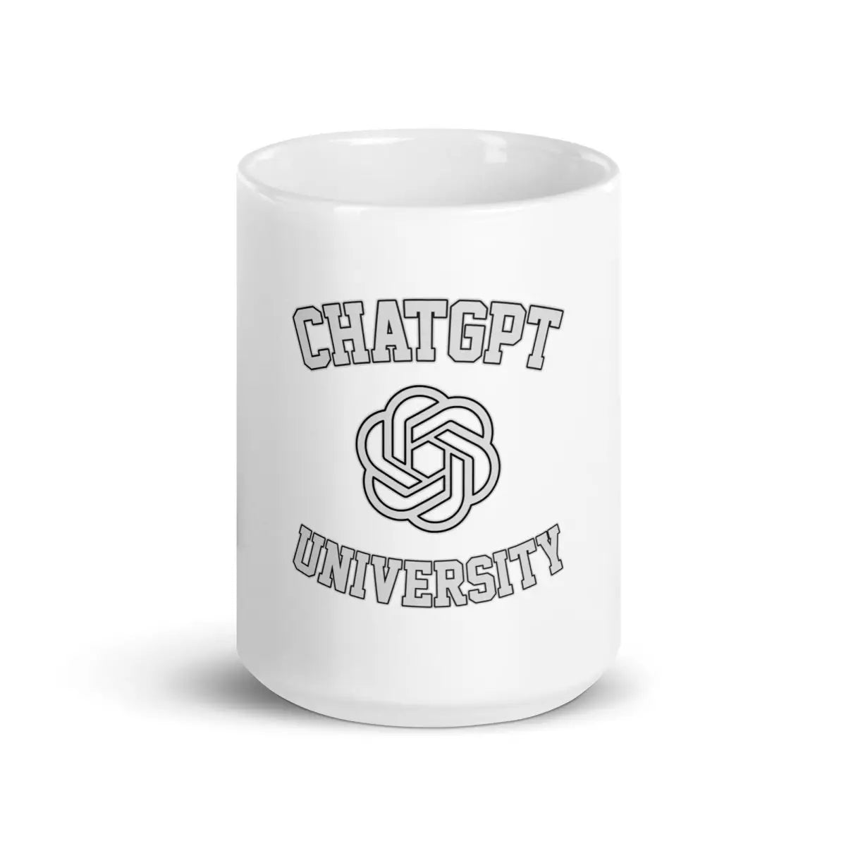 The Chatgpt University White Glossy Mug 15 Oz.