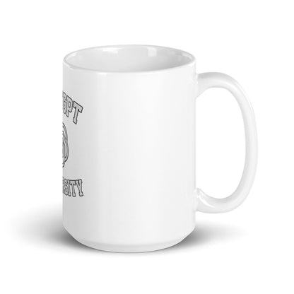 ChatGPT University White Glossy Mug - 15 oz - AI Store