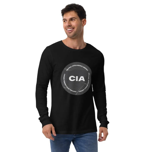 The Cia 2021 Logo Long Sleeve T-shirt (unisex).