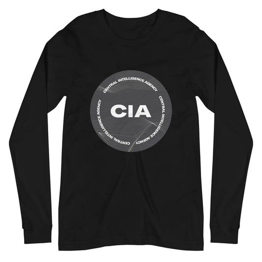 The Cia 2021 Logo Long Sleeve T-shirt (unisex) Black / m.