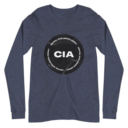 CIA 2021 Logo Long Sleeve T-Shirt (unisex) - Heather Navy / M