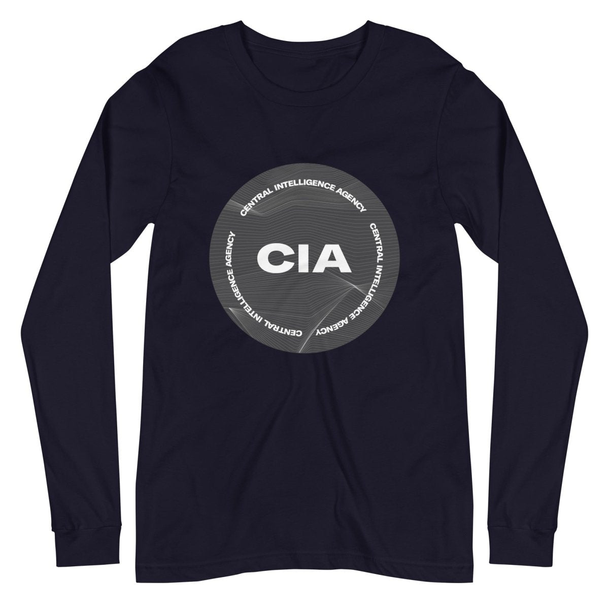 CIA 2021 Logo Long Sleeve T - Shirt (unisex) - Navy - AI Store